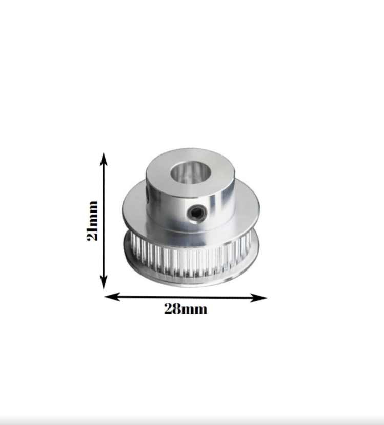 40 Diş GT-10mm Kasnak - 10mm Şaft Çapı